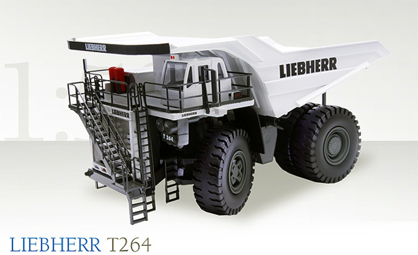 Conrad Liebherr T 264 Mining Truck Diecast Construction Model in 1:50 scale